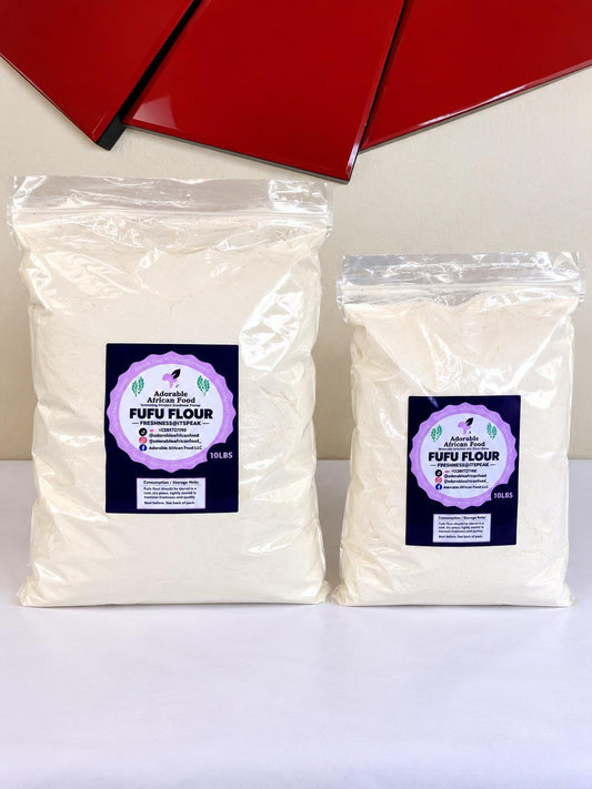 Adorable's Fufu Flour – Nigerian Cassava Fufu Flour for Traditional African Swallow