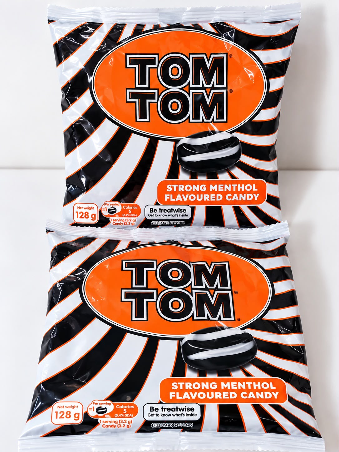 Original TomTom Candy – Nigerian Black & White Menthol Mint Sweets