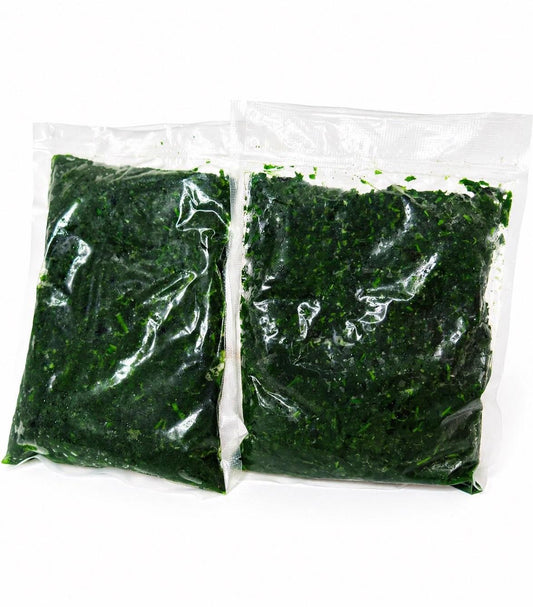 Fresh Washed Bitterleaf (Nigerian Bitter Leaves for Soup)