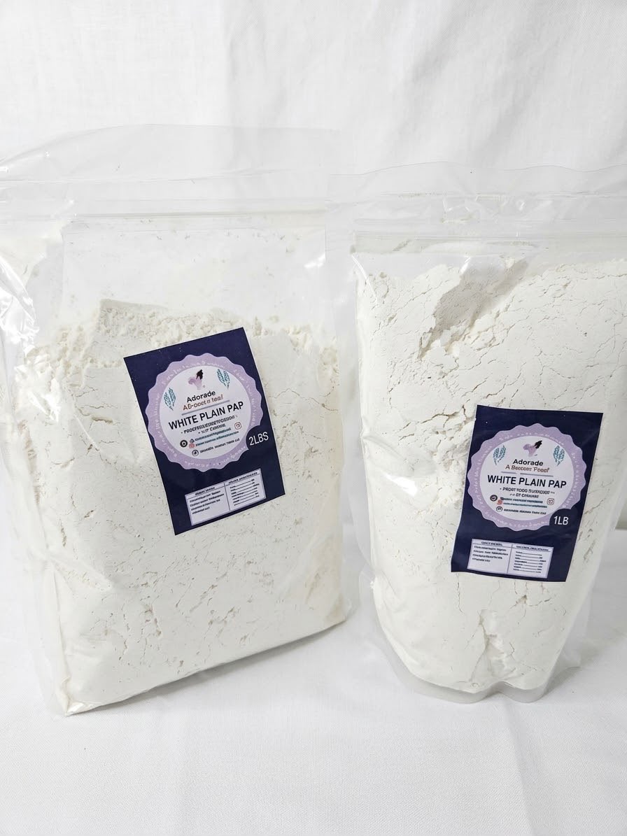 Adorable's White Pap Powder – Nigerian White Corn Pap (Ogi / Akamu) for Breakfast