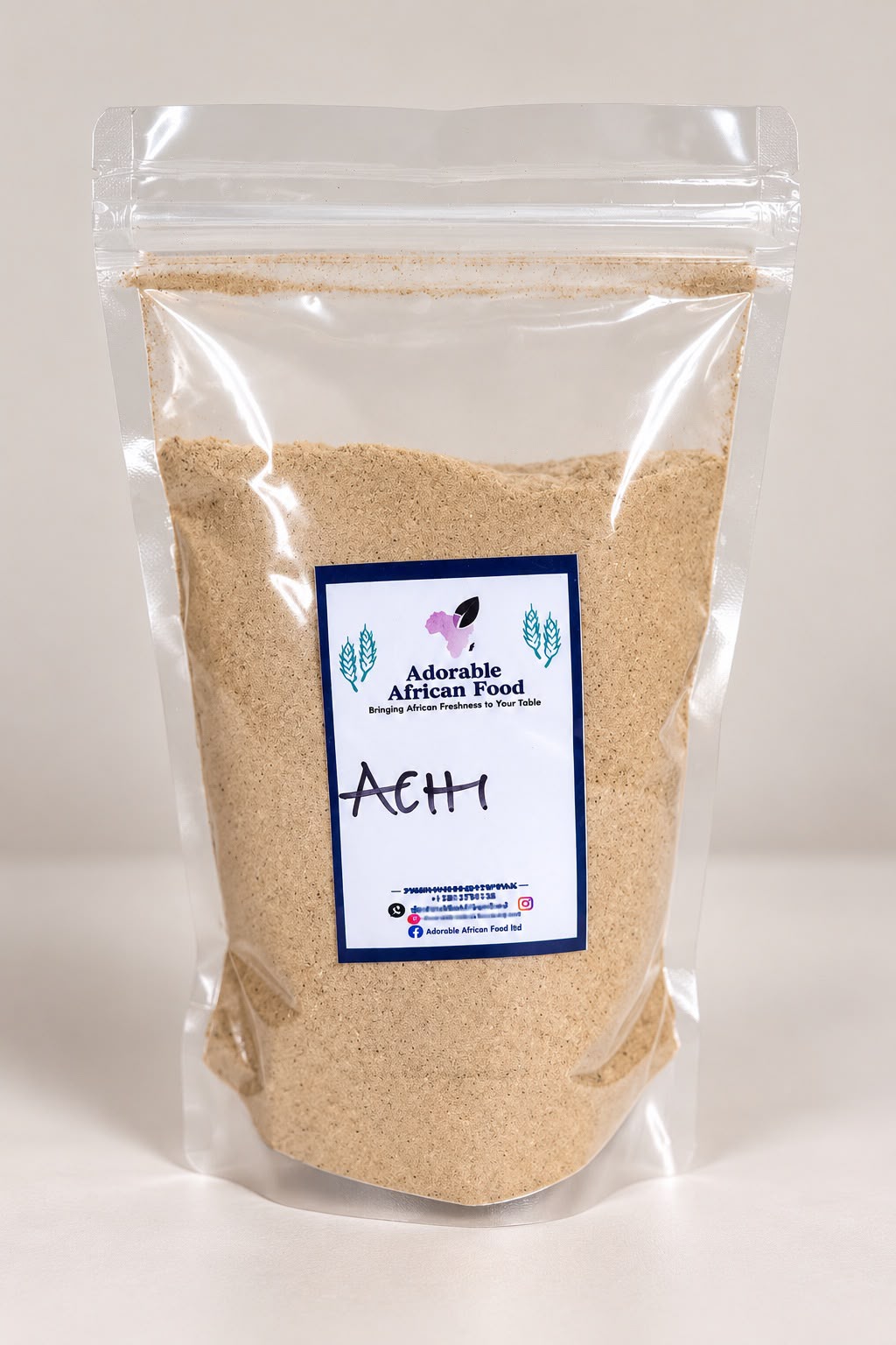Adorable’s Blended Achi – Ground Nigerian Soup Thickener for Oha Soup, Ofe Owerri &amp; Native Soups