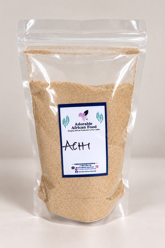 Adorable’s Blended Achi – Ground Nigerian Soup Thickener for Oha Soup, Ofe Owerri &amp; Native Soups