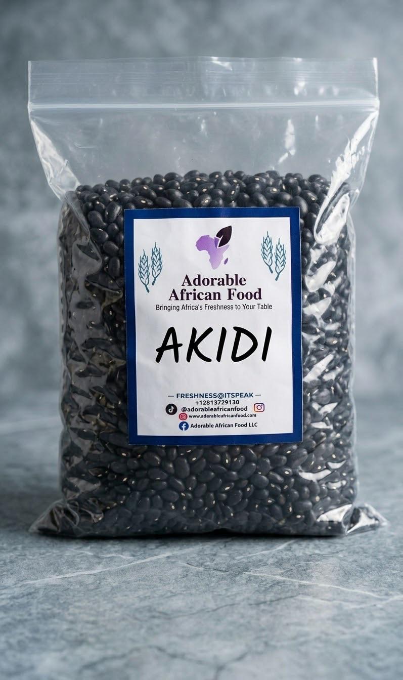 Akidi Igbo / Nigerian Black Beans 4lbs/Pack