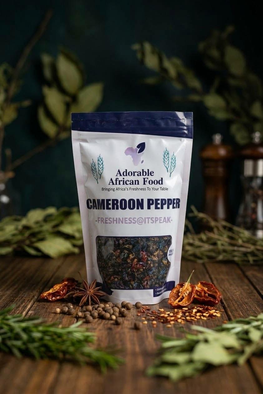 Adorable's Cameroon Pepper – Extra Hot & Aromatic Ground African Pepper