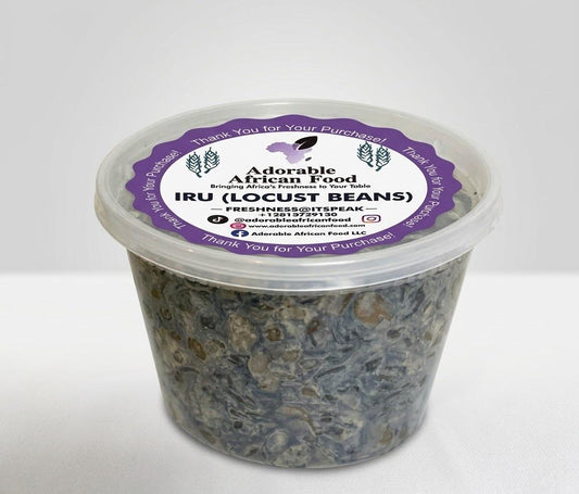 Iru - (Locust Beans) - (Nigerian Fermented Locust Beans)