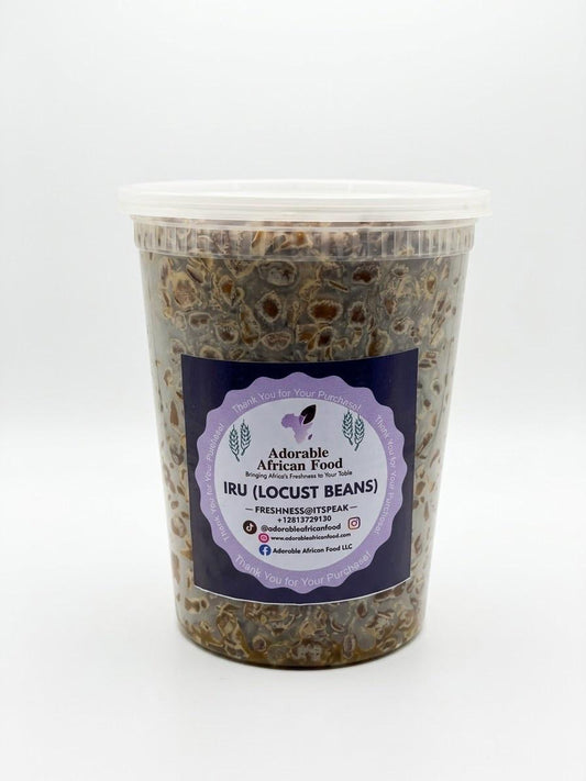 Iru - (Locust Beans) - (Nigerian Fermented Locust Beans)