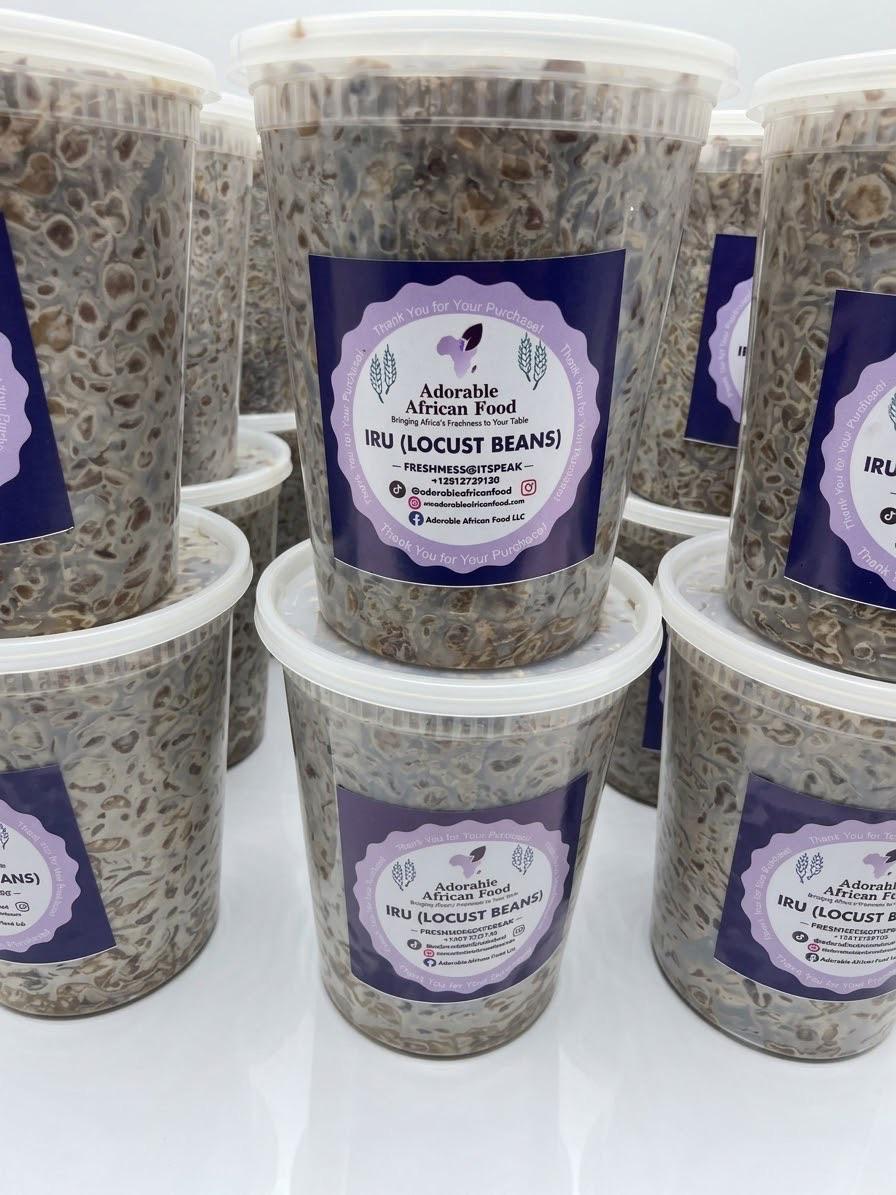 Iru - (Locust Beans) - (Nigerian Fermented Locust Beans)