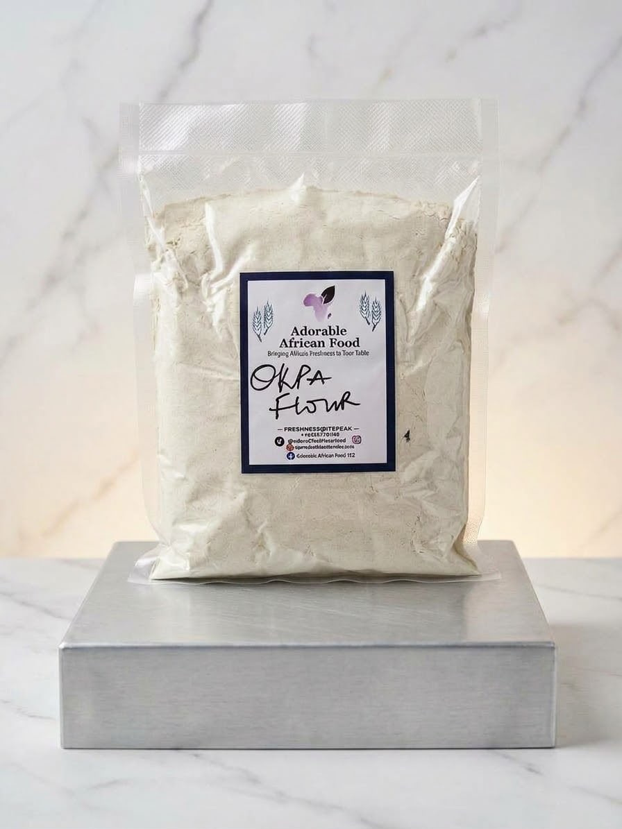 Adorable's OKPA Flour (4 POUND BAG)– Nigerian Bambara Nut Flour for Authentic Okpa Enugu / Wawa