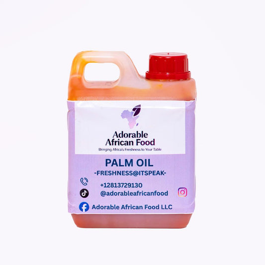 Palm Oil — 100% Pure Unrefined Nigerian Palm Oil