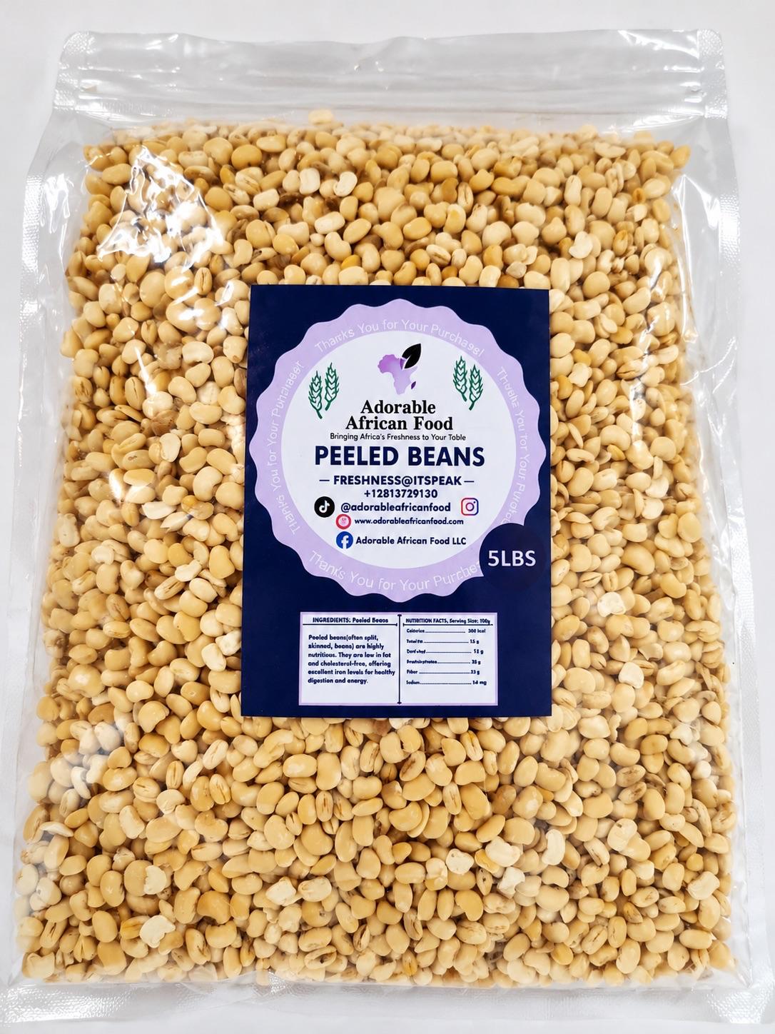 Adorable’s Peeled Beans – Ready-to-Blend Nigerian Beans for Moi Moi, Akara &amp; Gbegiri