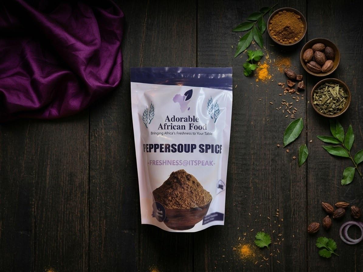 Adorable's Homemade Nigerian Pepper Soup Spice – Authentic Aromatic African Spice Blend