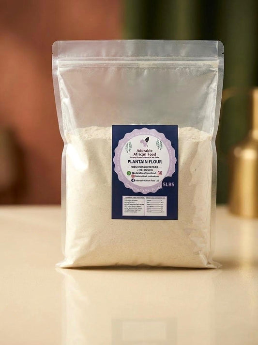 Adorable's Homemade Plantain Flour – Natural Nigerian Plantain Swallow