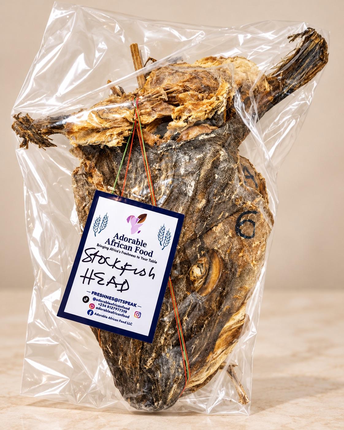 Stockfish Head with Ear (Dried Stockfish Head for Nigerian Soups)