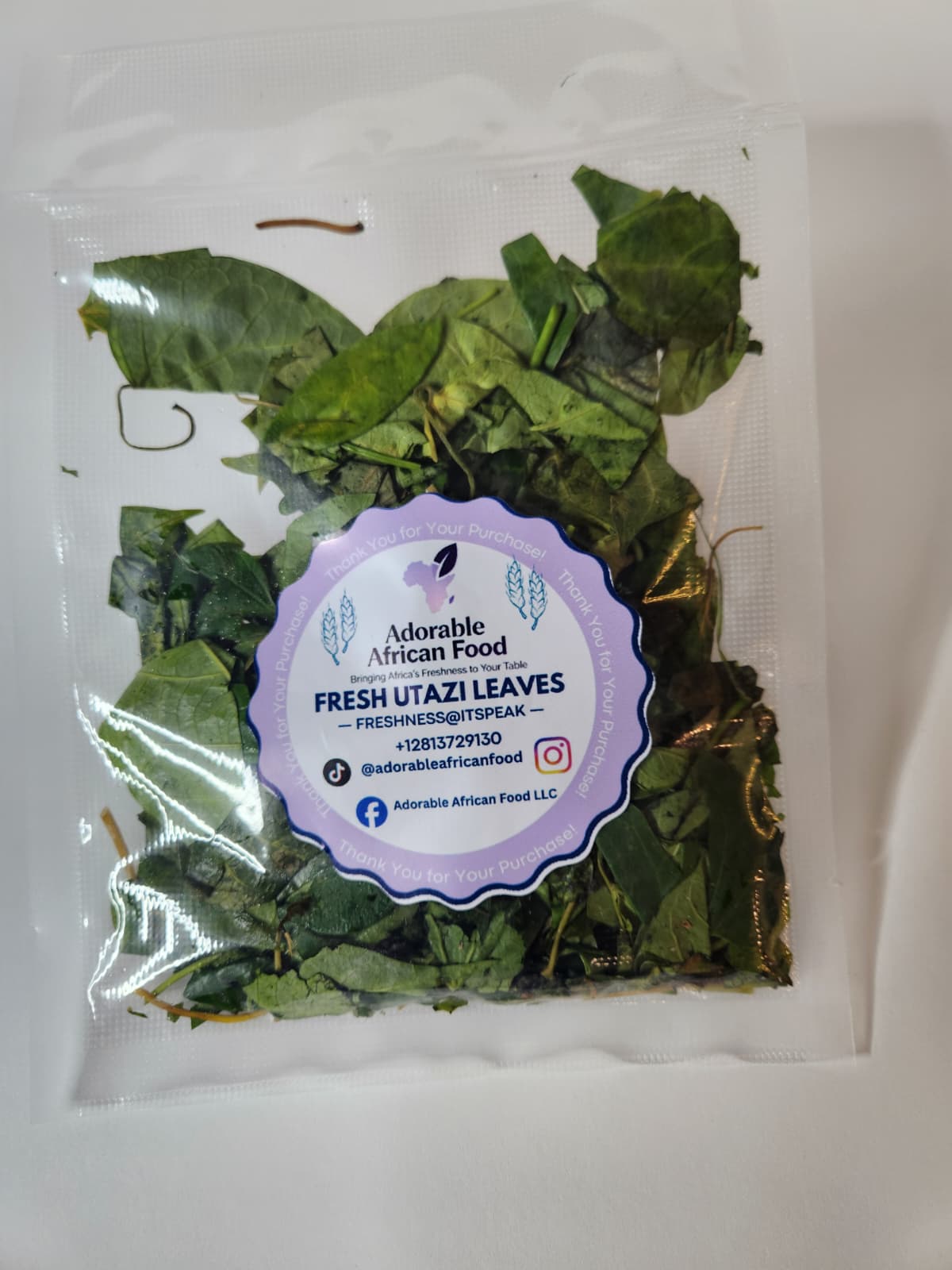 Fresh Utazi Leaves — Authentic Nigerian Bitter Leaf for Abacha, Nkwobi & Isi Ewu