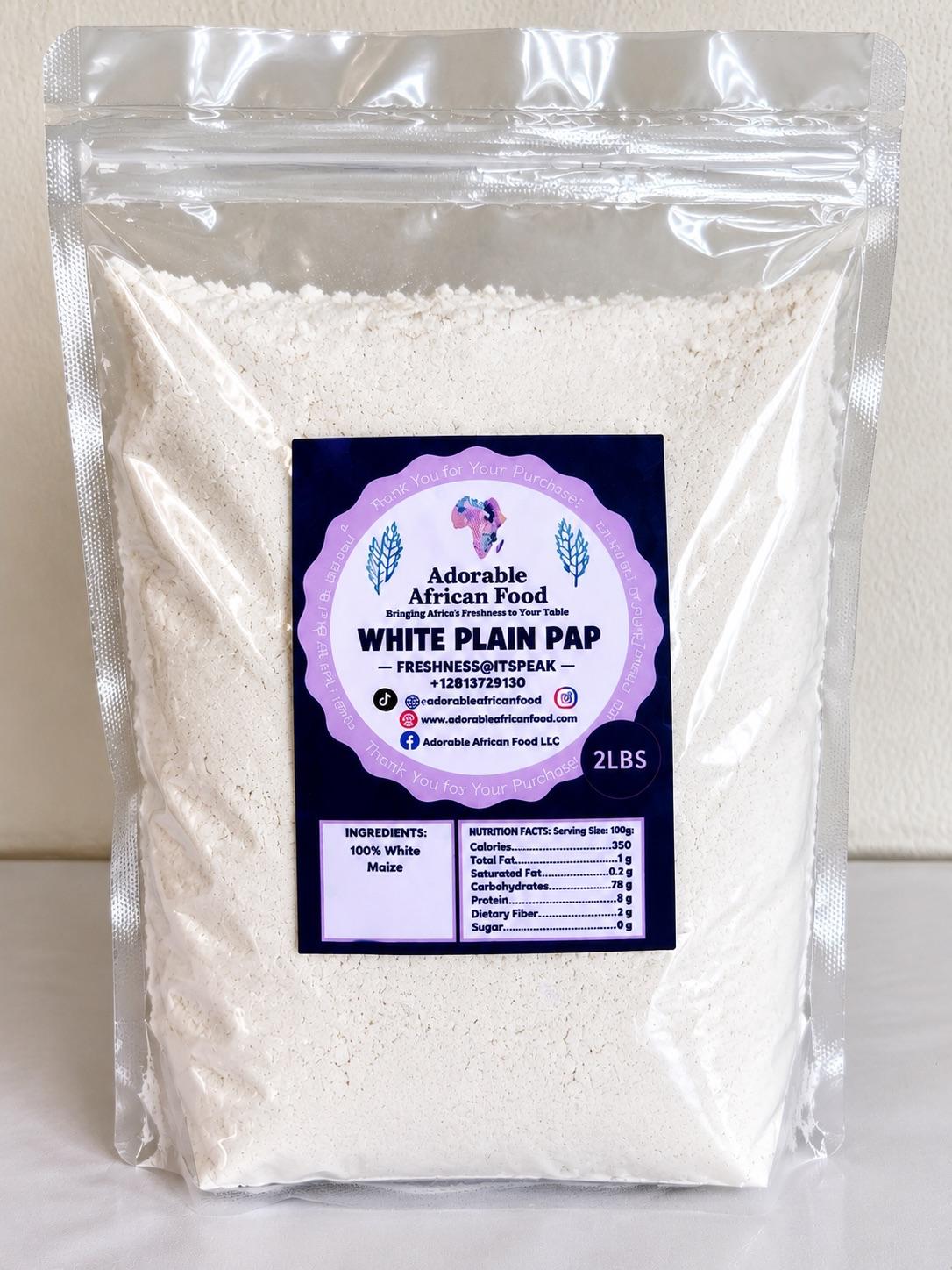Adorable's White Pap Powder – Nigerian White Corn Pap (Ogi / Akamu) for Breakfast