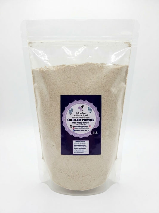 Adorable's Cocoyam Powder – Nigerian Cocoyam Soup Thickener for Oha, Ofe Owerri & Bitterleaf Soup
